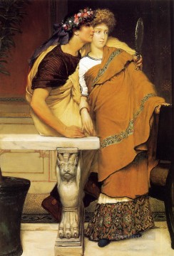  Lawrence Art Painting - The Honeymoon Romantic Sir Lawrence Alma Tadema